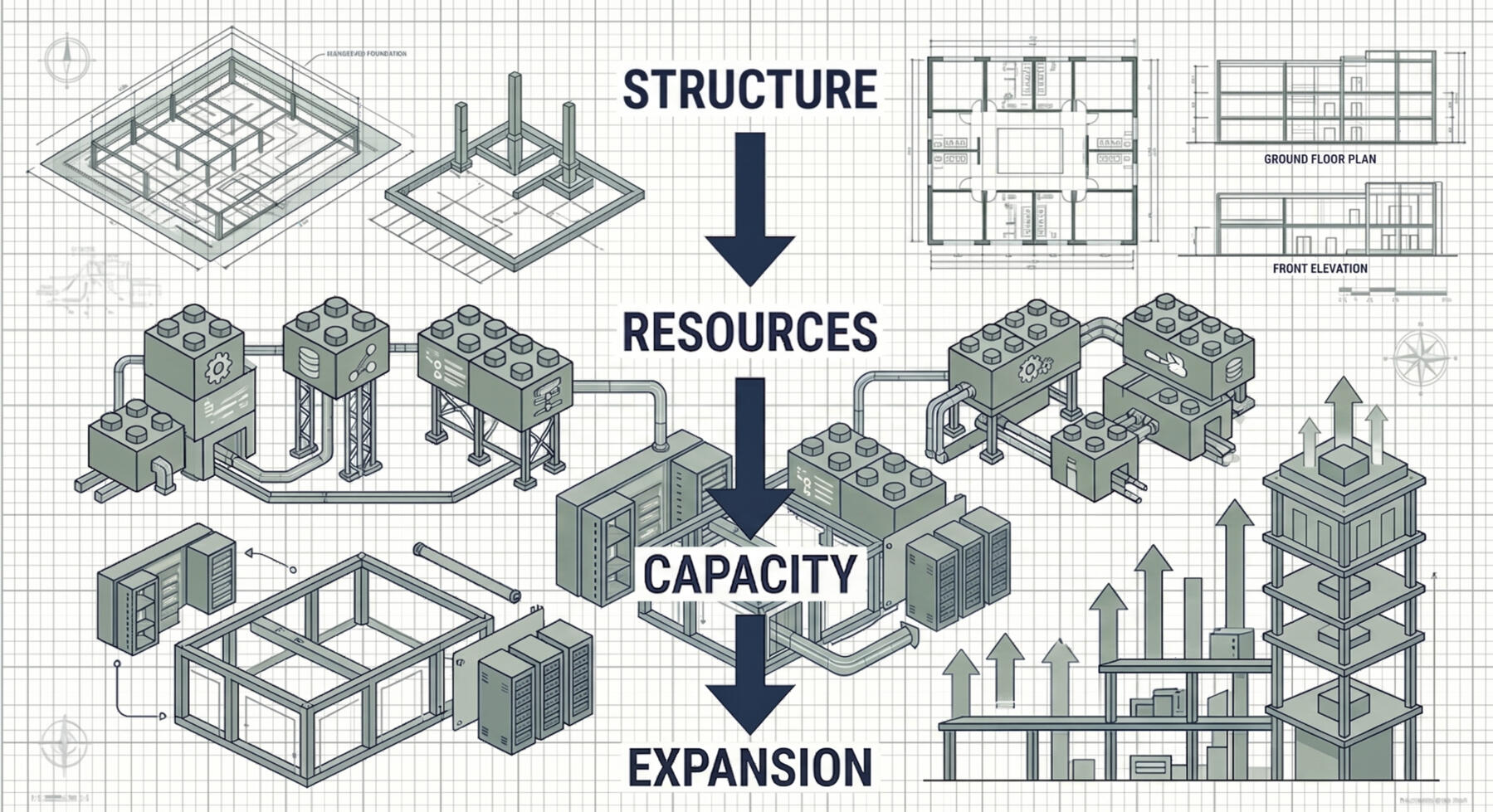 Workflow Design **Operations** ↓ **Reporting** ↓ **Insights** ↓ **Decisions**